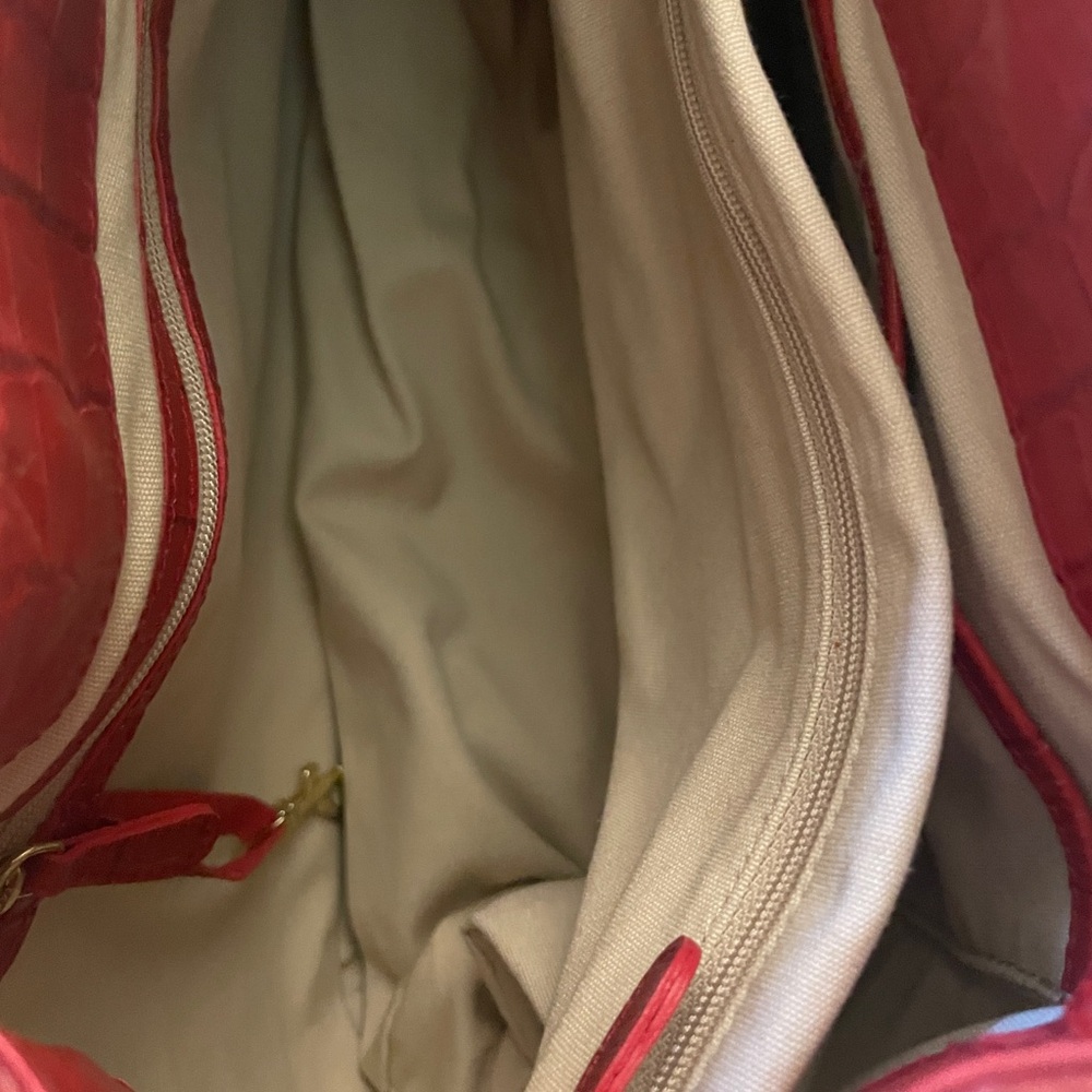 COPY - NWOT Brahmin Red Dragon Braided Handbag - Picture 7 of 10